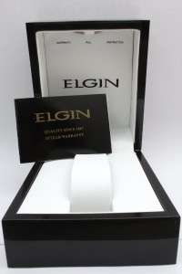 New Elgin Diamond Gold Men Watch + Money Clip FG312ST  