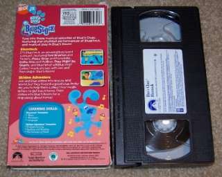 Blues Clues 4 VHS ABCs and 123s,Story Time, Bluestock 