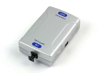   TOSLink Optical to Coaxial Digital Audio Converter, input side