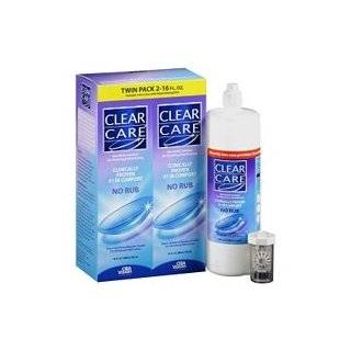 Clear Care Contact Solution   2 pack / 16 oz   Total 32 oz