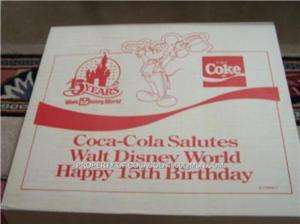 COCA COLA DISNEY 60 PIN 15th BIRTHDAY COKE SET LTD NIB  
