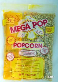 Popcorn Kits Mega Pop All in Pack 6 ounce Coconut Oil  
