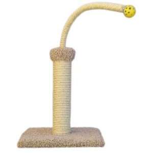  Modern Cat Scratching Post Sisal Cat Pole, Green Carpet 