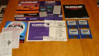 Gunship 2000 Computer Game Boxed 1991 Microprose  