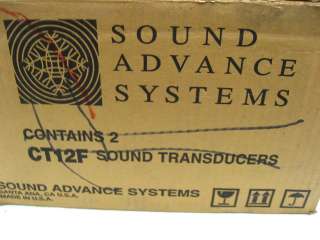 Sound Advance System CT12F Transducer Speaker Mount NEW  