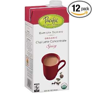Pacific Natural Foods Organic Chai Latte Concentrate Spicy, 32 Ounce 