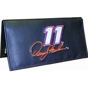   Rico Embroidered Leather Checkbook Cover Wallet