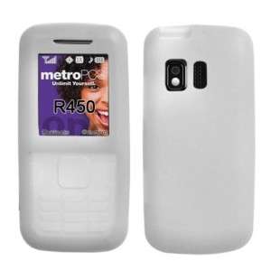 SAMSUNG MESSAGER R450 R451C CLEAR SILICONE CASE COVER  