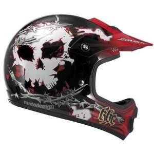    KBC Youth DRT X Zombie Full Face Helmet Medium  Black Automotive