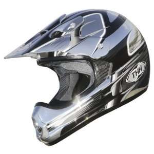    THH TX 11 Youth Multi Full Face Helmet Small  Metallic Automotive