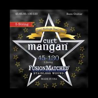 Curt Mangan Fusion Stainless Wound 5 Bass String 45 130  
