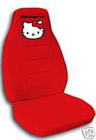 CUTE car seat covers in Red w/hellokitty hiquality  