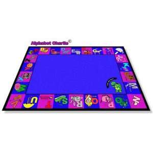   Alphabet Charlie Classroom Rug by Kids World Carpets
