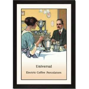   Poster 20x30, Universal Electric Coffee Percolators