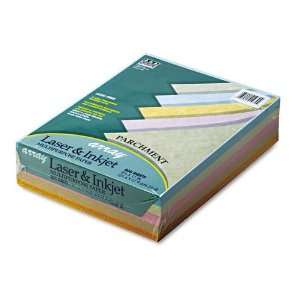  Array® Asstd Parchment Colored Bond Paper, 8 1/2 x 11, 24 