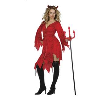 Devilish Devil Womens Sexy Devil Halloween Costume  