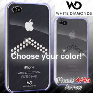 GENUINE White Diamonds Sash Case w/ Swarovski Crystal for Apple iPhone 