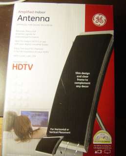  Indoor Antenna Slim HDTV/VHF/UHF/FM For High Definition Digital TV 