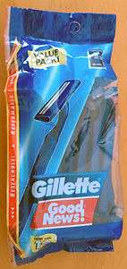 Gillette Good News Disposable Razors 12 ea Brand New 047400125988 