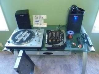ULTIMATE DJ PACKAGE Stanton ST8 60 Turntable / Mixer / Numark NPM5 