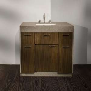   Free Standing Undercounter Vanity in Wenge with 1 Do