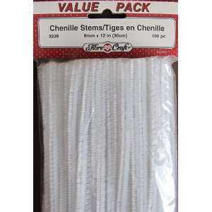  Fibre Craft CHENILLE STEMS Pipe Cleaners VALUE PACK 100 