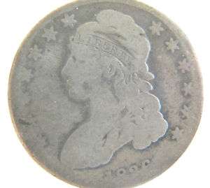 1836 Bust Half Dollar Liberty 50c lettered edge  
