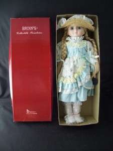 VINTAGE 1986 Brinn Porcelain Collectible Doll YVETTE  