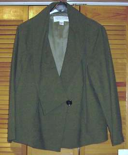 NWT Tanner Doncaster Cypress Green Lined Brushed Cotton Jacket 16W 