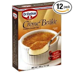 Dr Oetker Creme Brulee Mix Classic, 3.7000 Ounce (Pack of 12)