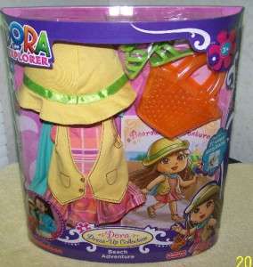 Doras the Explorer Dress Up Collection *Beach Adventure* Outfit New 