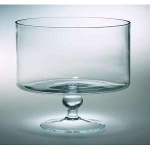    Classic Clear 9.5 Inch Crystal Trifle Bowl