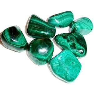   Malachite Tumbled Stones Heart Healing Crystal Energy 