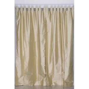  Cream Art Silk Custom made Curtains Drapes Panels Tab Top 