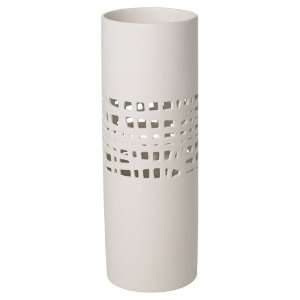   Collection Matte White 13 High Ceramic Cylinder Vase