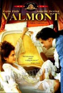 Valmont DVD (1989) *NEW*Annette Benning,Colin Firth  