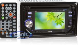  In Dash Double DIN 4.5 DVD//CD Touchscreen Car Receiver  