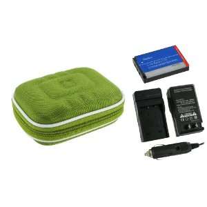  rooCASE 3n1 (Med Nylon Green) Hard Shell Case with Memory 