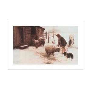  An April Storm Unframed Sheltie Print