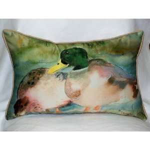 Betsy Drake HJ242 Mallards Art Only Pillow 15x22