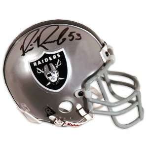 Bill Romanowski Signed Raiders Mini Helmet