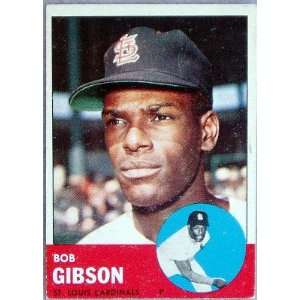 Bob Gibson 1963 Topps Card #415