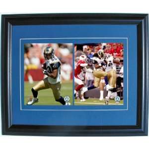  St. Louis Rams Isaac Bruce and Steven Jackson Framed 8 x 