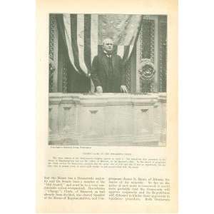    1911 Print Congressman Champ Clark in Speaker 
