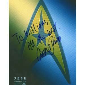 Chris Pine Star Trek Original Hand Signed Autograph 8 x 10 COA