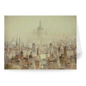  A Tribute to Sir Christopher Wren by   Greeting Card 
