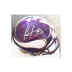 Cris Carter Autographed Mini Helmet   Replica