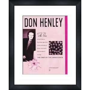  DON HENLEY End of Innocence   Custom Framed Original Ad 