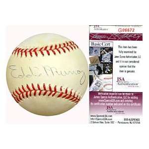 Eddie Murray Autographed / Signed Baseball (James Spence)