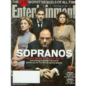  Entertainment Weekly March 10, 2006 Teh Sopranos (Edie Falco 